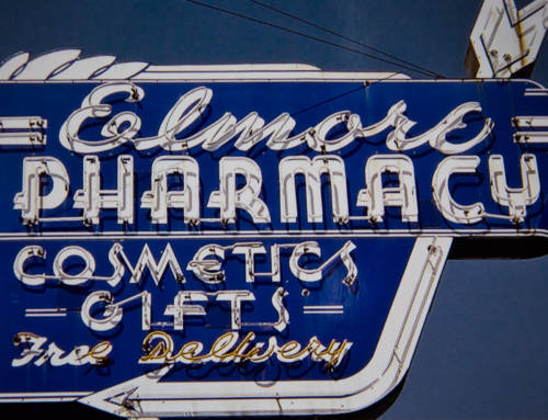 1990’s Elmore Pharmacy’s Iconic Sign